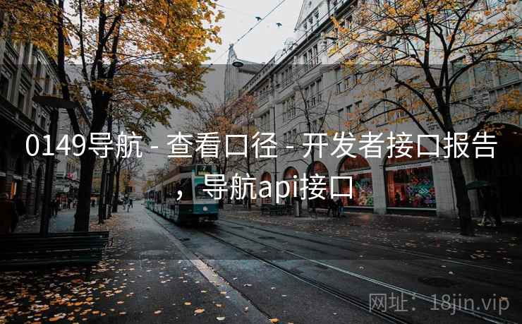 0149导航 - 查看口径 - 开发者接口报告，导航api接口